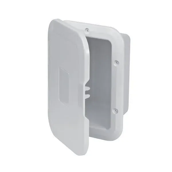 Inbyggnadsbox med lucka 245x175 mm