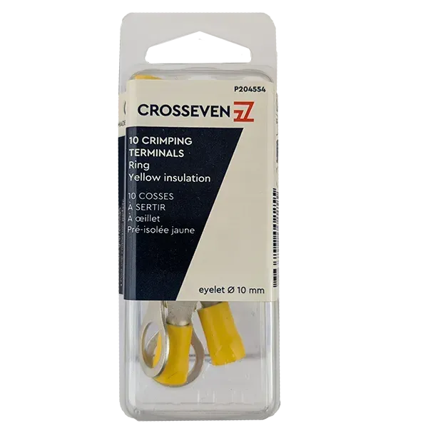 Marin & Fritid ringkabelsko gul 10mm 10-pack vinyl