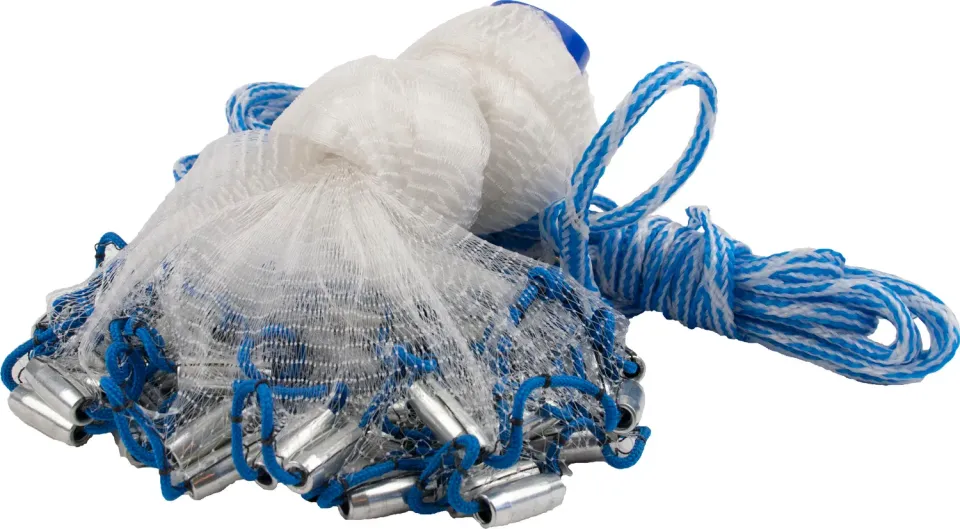 Marin & Fritid Kastnät nylon 8mm järnsänken miljövänlig