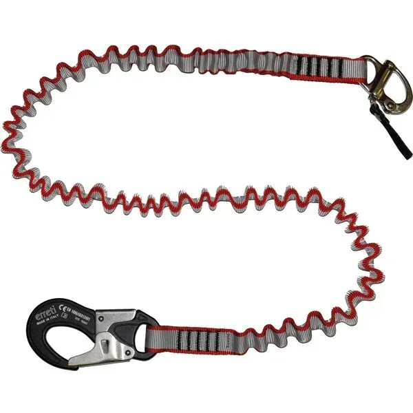 Marin & Fritid livlina 2 m 25 mm elastisk svart