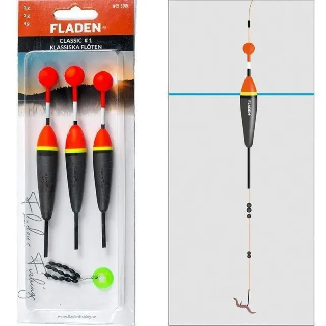 Marin & Fritid Classic meteflöte 1,5 g med stopp