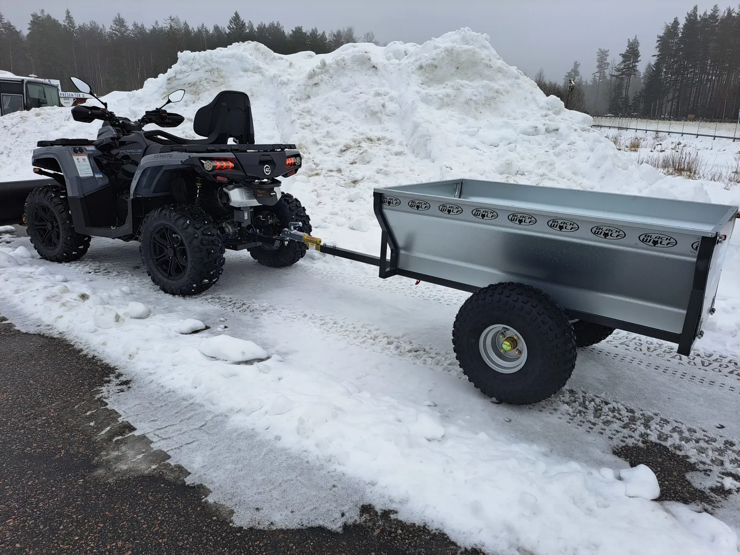 Marin & Fritid Black Wolf ATV-släpvagn 500 kg
