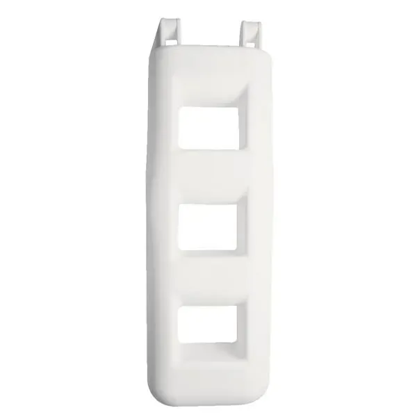 Marin & Fritid Stegfender 3-stegs 75 cm vit