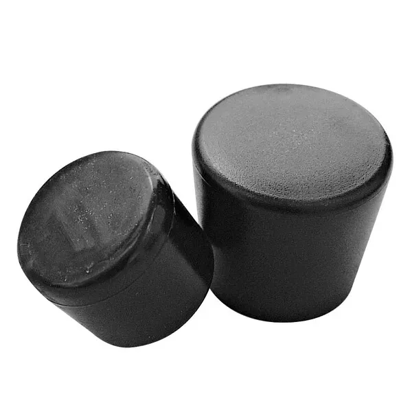 Marin & Fritid ändplugg svart PVC Ø25 mm 4-pack