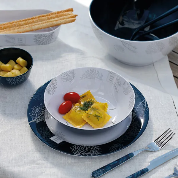 Marine Business Living assiett Ø20 melamintallrik 6-pack