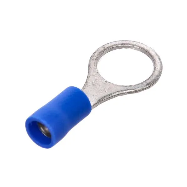 Marin & Fritid Ringkabelsko blå Ø10 mm kabelsko 100-pack isolerad