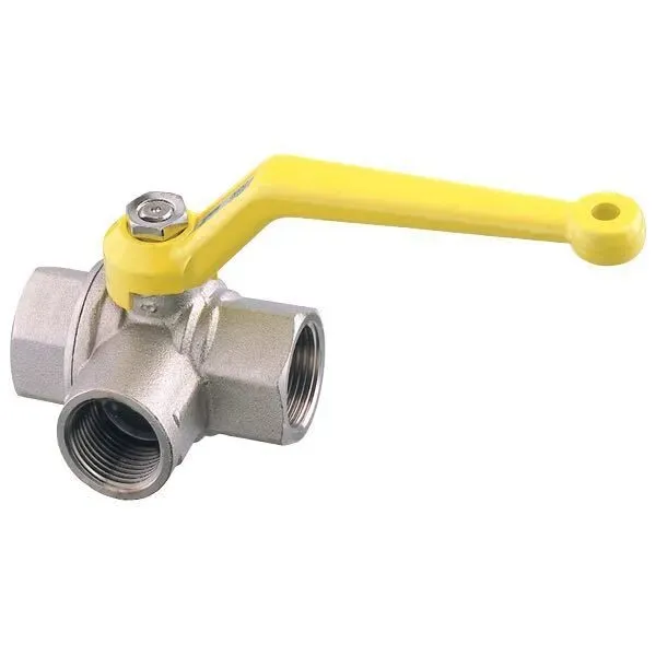 Guidi trevägskran T 1/2" sjövattenbeständig