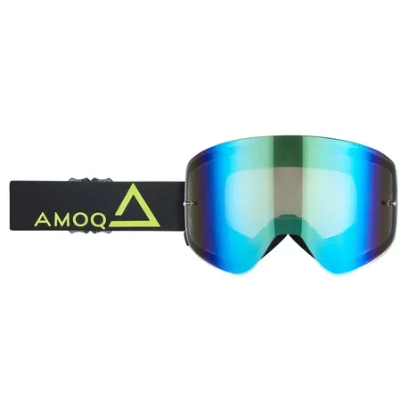 AMOQ Vision Magnetic crossglasögon Black-HiVis Gold Mirror