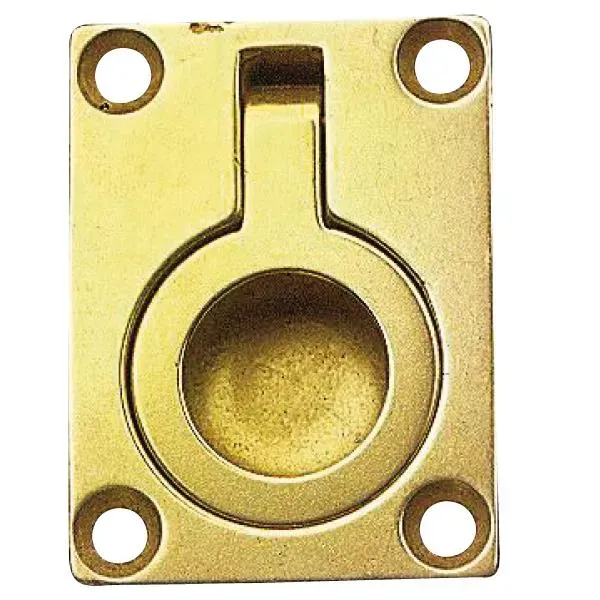 Marin & Fritid Durkbeslag mässing 60 x 45 mm