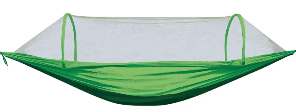 Marin & Fritid hängmatta myggnät mörkgrön 260x140cm