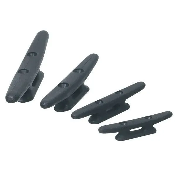 Marin & Fritid pollare svart nylon 100 mm