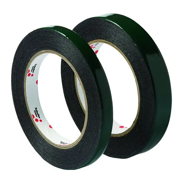 Marin & Fritid Dubbelhäftande tejp svart 19 mm