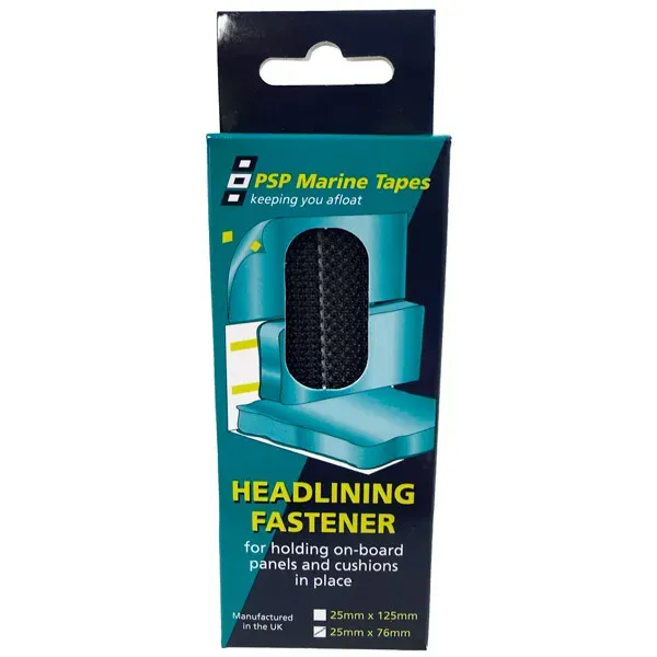 Marin & Fritid PSP kardborretejp svart 25x76 mm