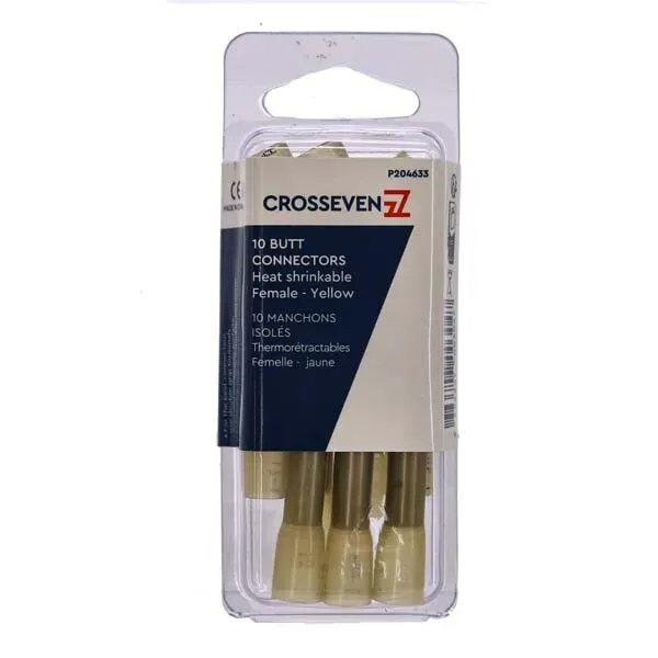 Marin & Fritid skarvhylsa gul 4-6 mm² 10-pack vattentät