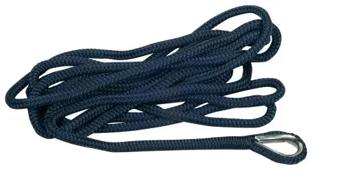 1852 förtöjningslina flätad 12mm 4m med kaus