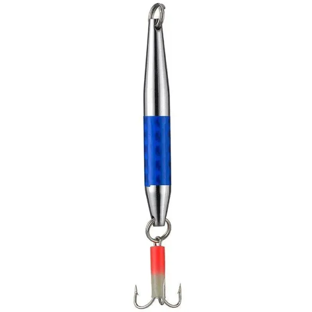 Haken pilk 80g silver blue reflect spinn