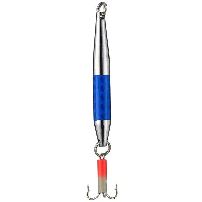 Haken pilk 80g silver blue reflect spinn