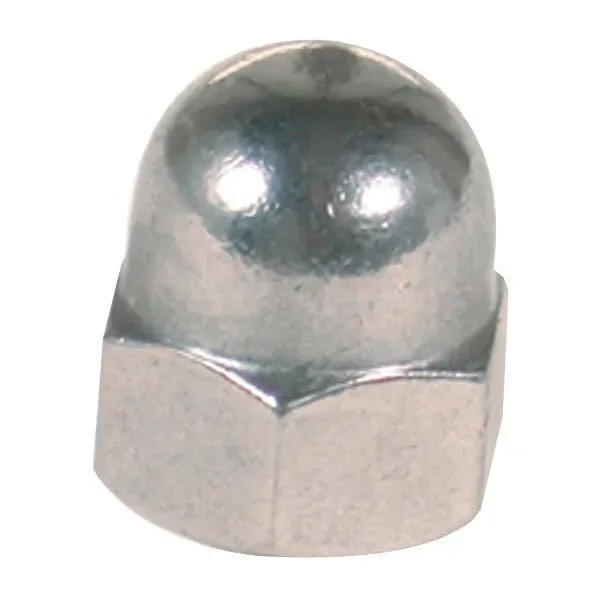 Marin & Fritid Kupolmutter M6 A4 100-pack rostfri