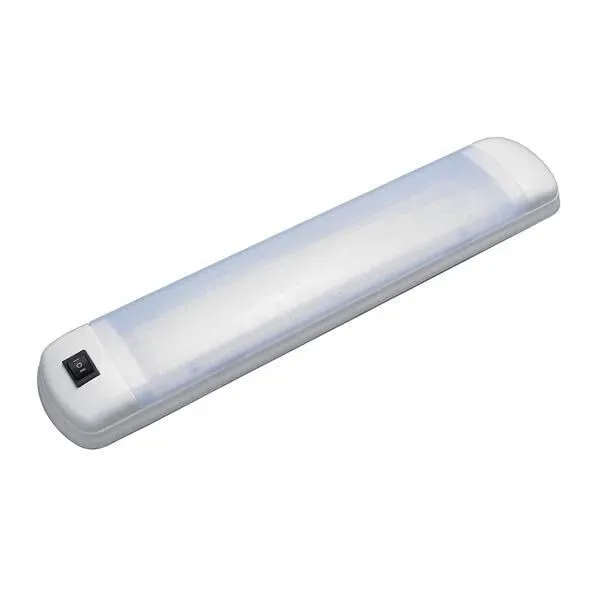 Marin & Fritid LED-armatur vit ABS 2x54 LED varm 12/24V
