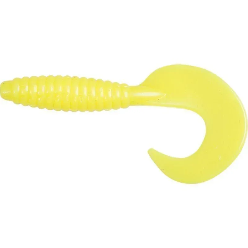 Marin & Fritid Single Tail Jigg 65 mm Hot Yellow mjuk