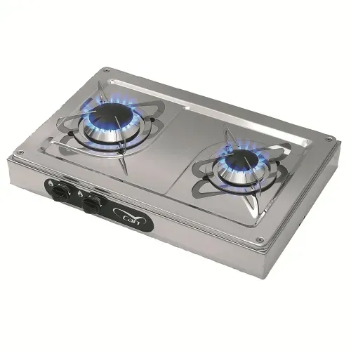 Marin & Fritid gasolkök 2-lågigt rostfritt 2,9 kW