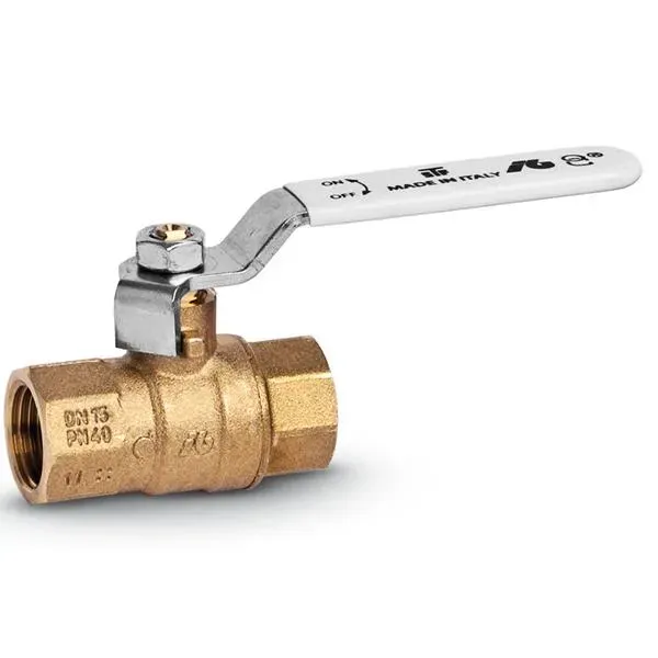 Marin & Fritid kulventil 3/8" DZR fullflöde avzinkningshärdig