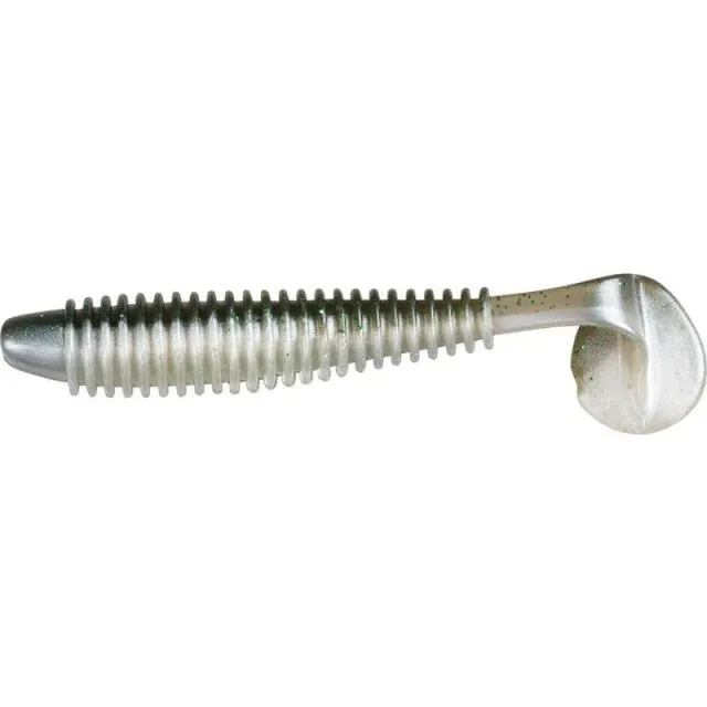 Marin & Fritid Ribbed Shad 10 cm jigg Arkansas Shiner